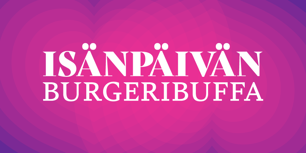 Isänpäivän burgeribuffa