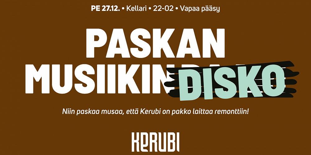 Paskan musiikin disko