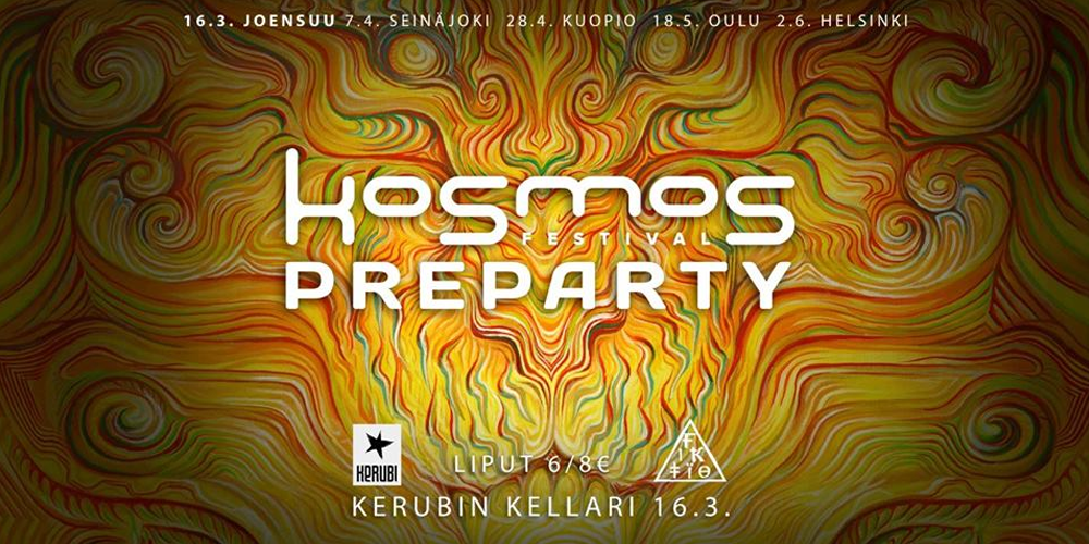 Fiktio: Kosmos Festival Preparty | Ravintola Kerubin ohjelma