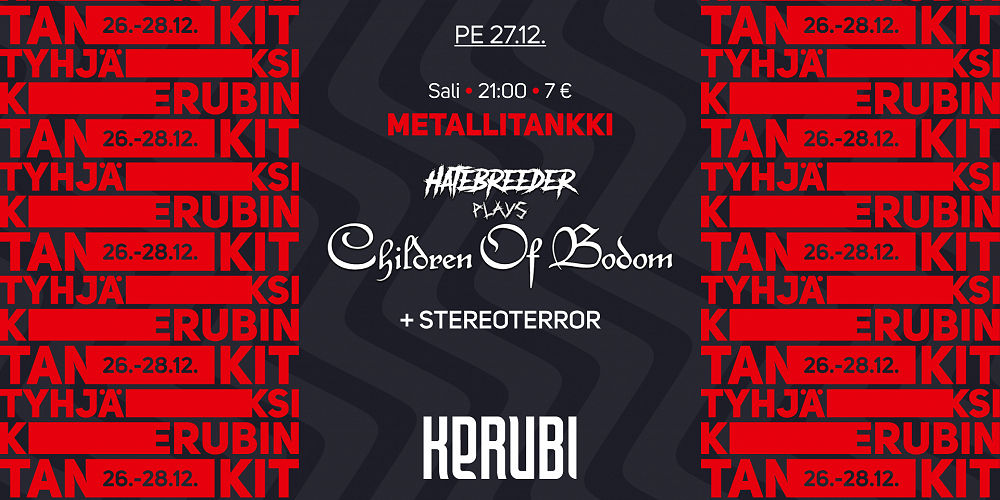 Metallitankki: Hatebreeder plays Children of Bodom • Stereoterror